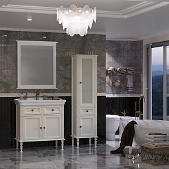 Opadiris Мебель для ванной Кантара 85 слоновая кость – фотография-3